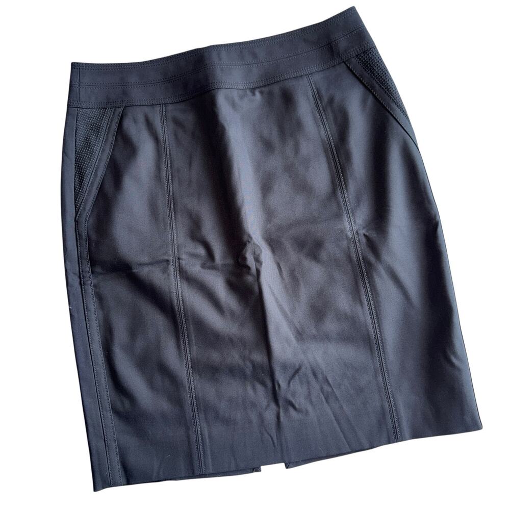 White House Black Market Perfect Form Pencil Skirt -Black-  Sz 8 NWOT